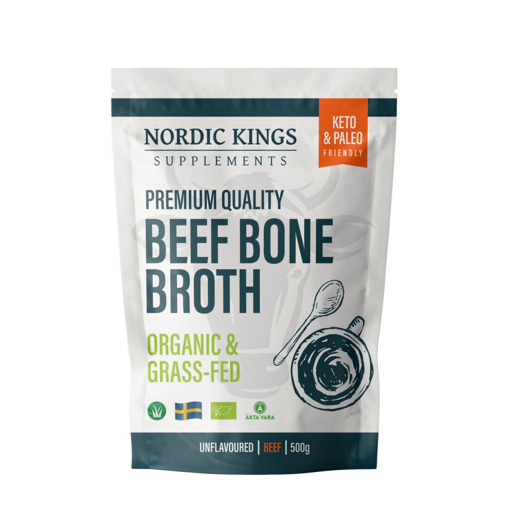 Organic Grass Fed Premium Bone Broth Powder 500g