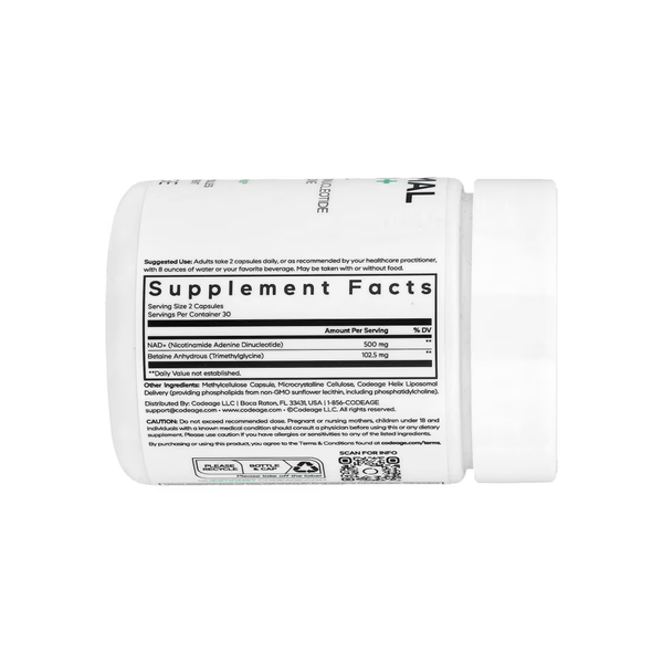 Eternal, Liposomal NAD+, 60 Veggie Capsules (Formerly Perpetual)