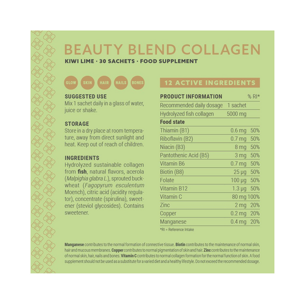 Plent Beauty Blend Collagen Gold Box, 30 Sachets