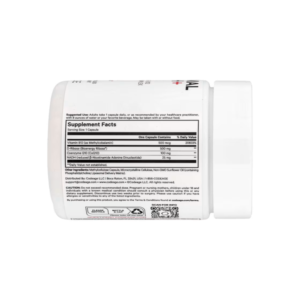 Sport, Liposomal NADH+, 60 Veg Capsules