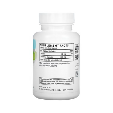 Thorne, Calcium D-Glucarate, 90 Capsules