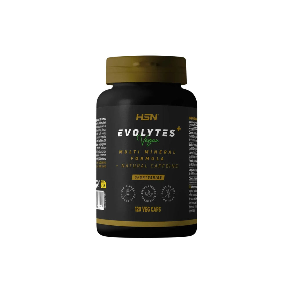 Evolytes Plus+ (Electrolyte Salts) + Caffeine, 120  Veg Capsules