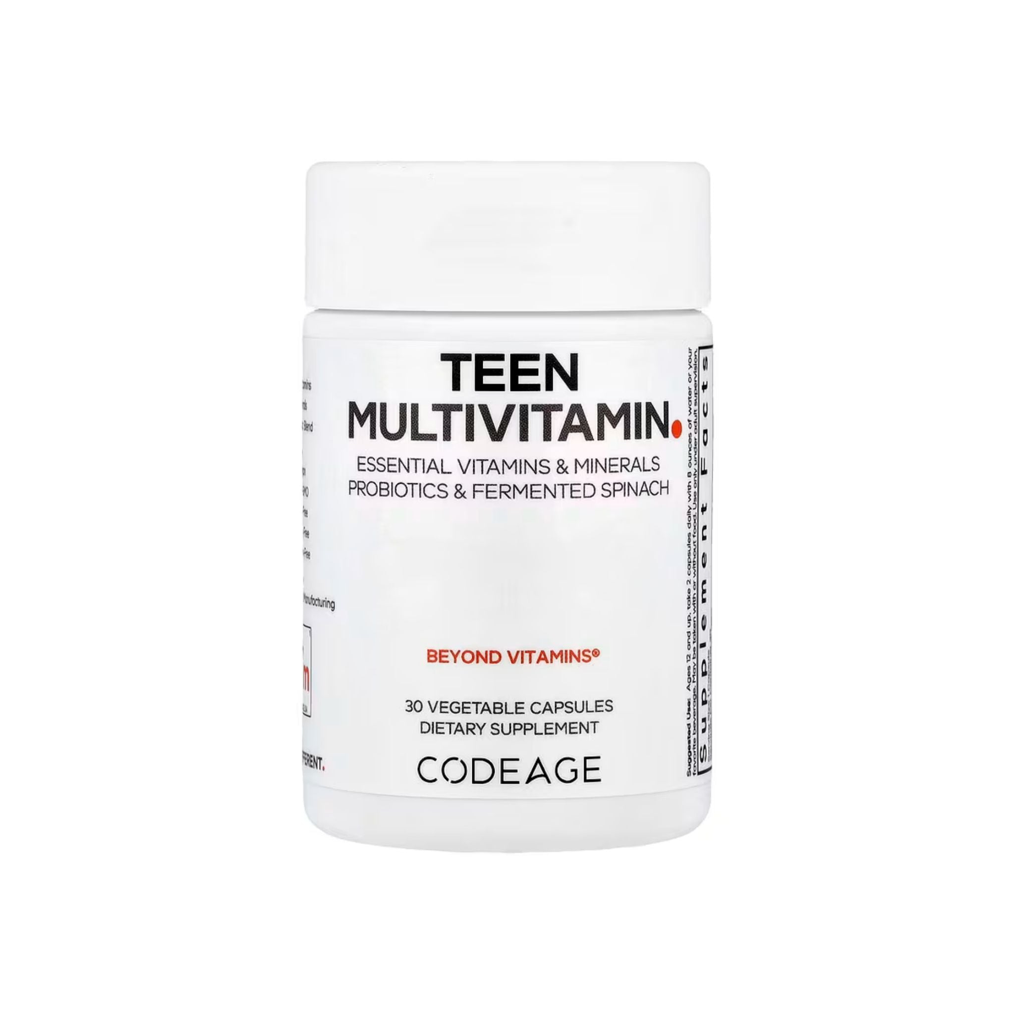 Teen Multivitamin, 30 Vegetable Capsules