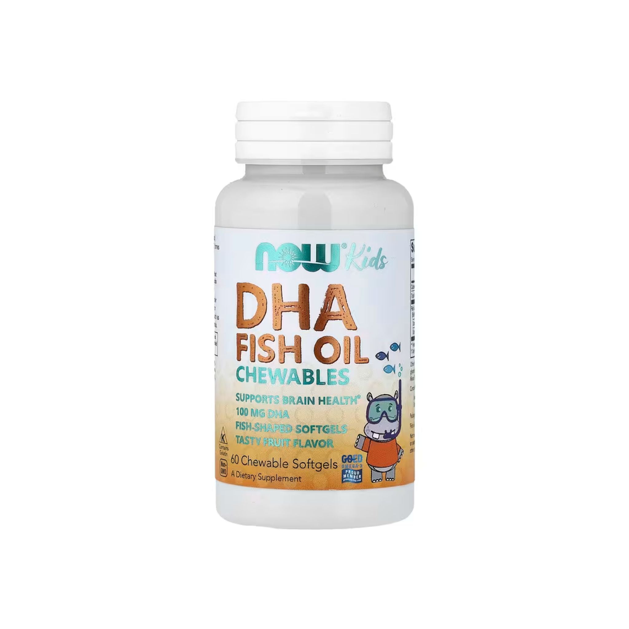 Kid's DHA Fish Oil Chewables, 60 Chewable Softgels