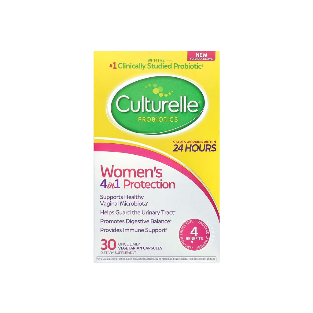 Culturelle Women's 4 in 1 Protection (Probiotics), 30 Vegetarian Capsules