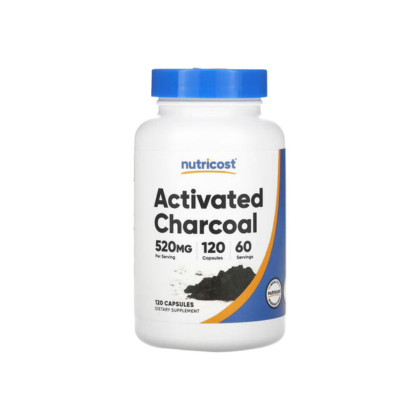 Activated Charcoal, 120 Capsules, 260MG per Capsule)