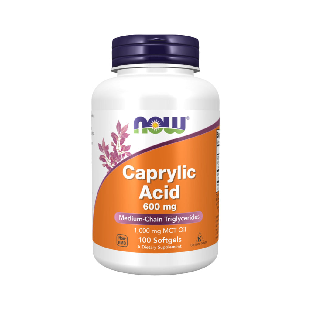Caprylic Acid, 600mg, 100 softgels