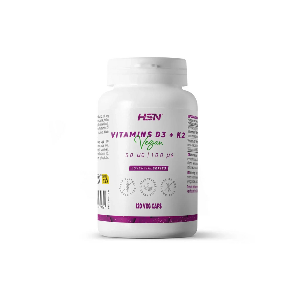 Vitamin D3 + Vitamin K2, 120 Veg Capsules