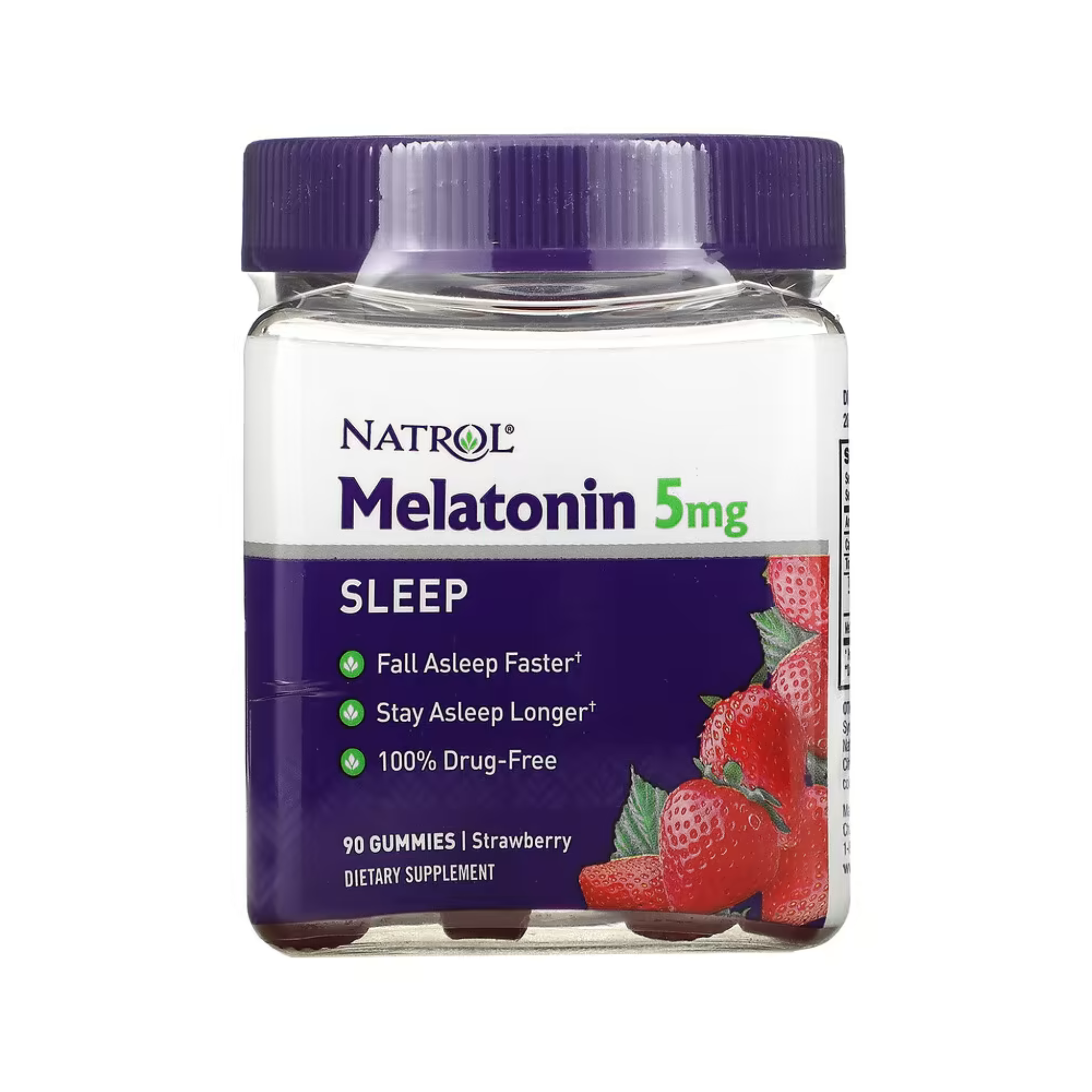 Melatonin, Sleep, Strawberry, 5mg 90 Gummies