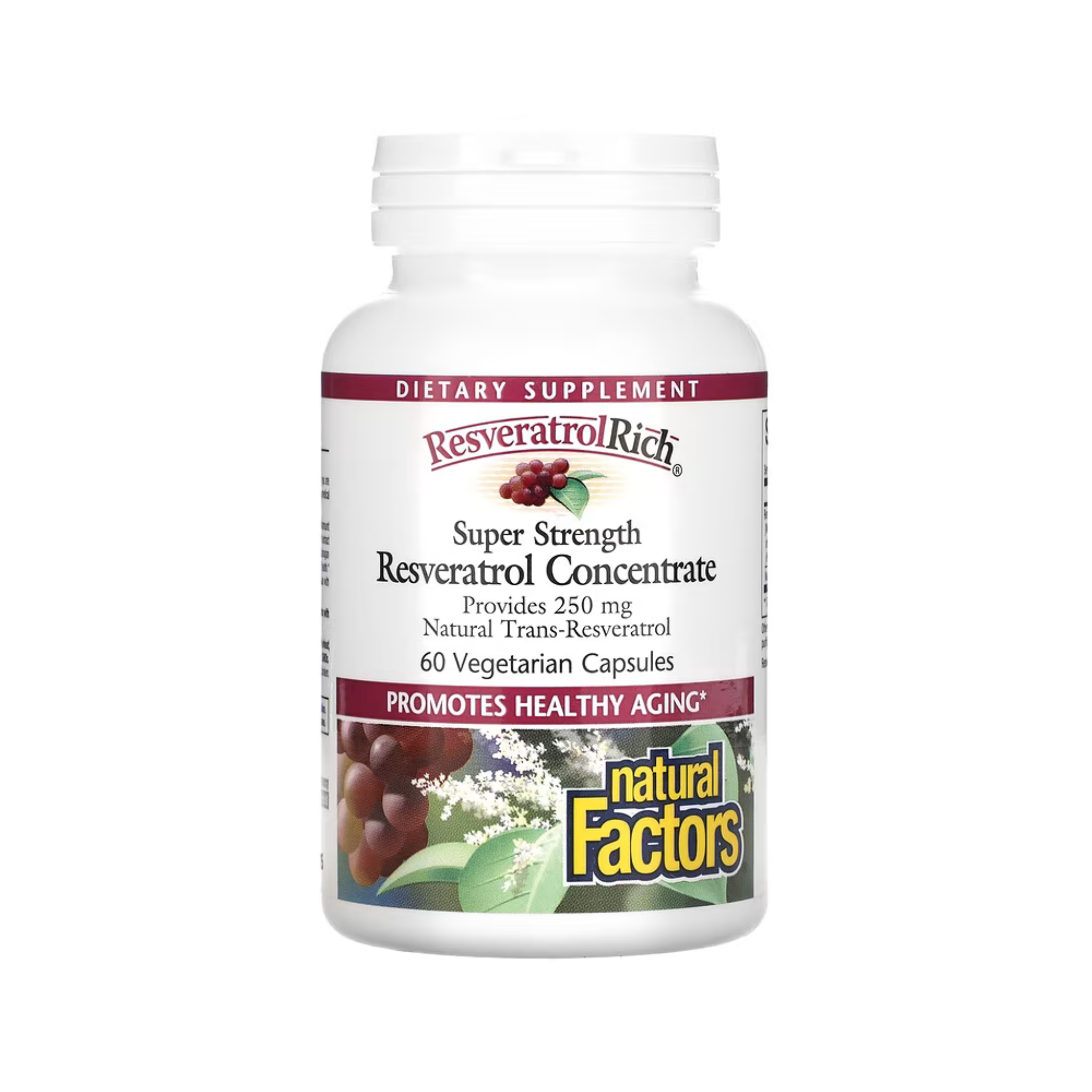 ResveratrolRich, Super Strength, Resveratrol Concentrate, 60 Vegetarian Capsules