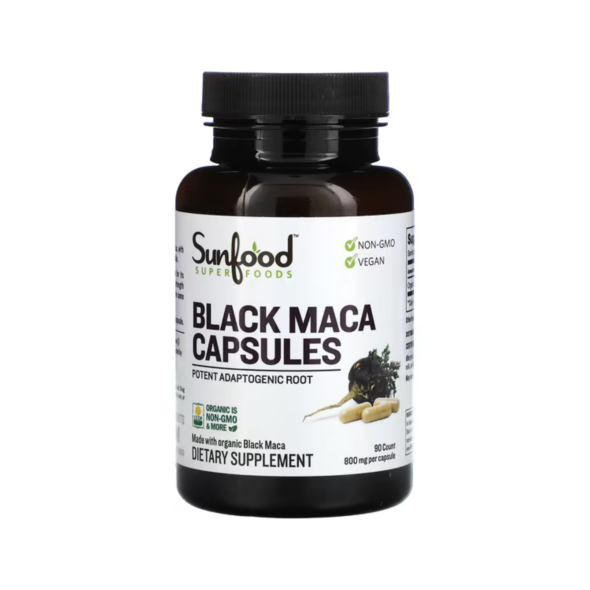 Black Maca, 800mg , 90 Capsules