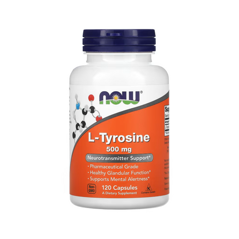 L-Tyrosine, 500 mg, 120 Capsules