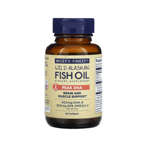 Wild Alaskan Fish Oil Peak DHA, 60 Softgels