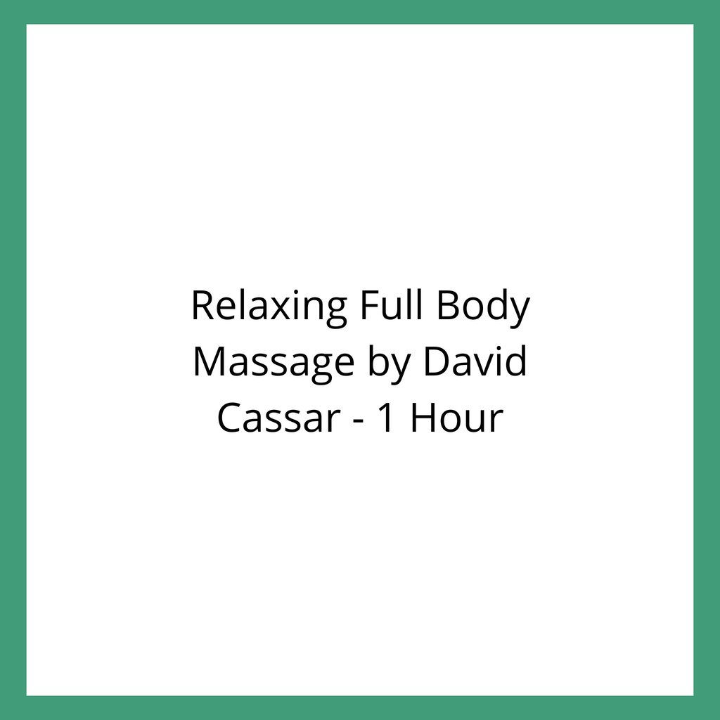 Relaxing Full Body Massage by David Cassar - 1 Hour