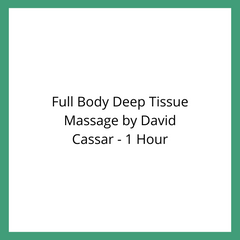 Full Body Deep Tissue Massage by David Cassar - 1 Hour