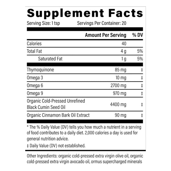 Black Seed Oil, 100ML