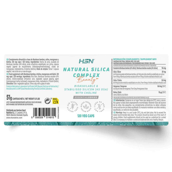 Natural Silica Complex, 120 Veg Capsules