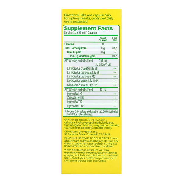 Culturelle Women's 4 in 1 Protection (Probiotics), 30 Vegetarian Capsules