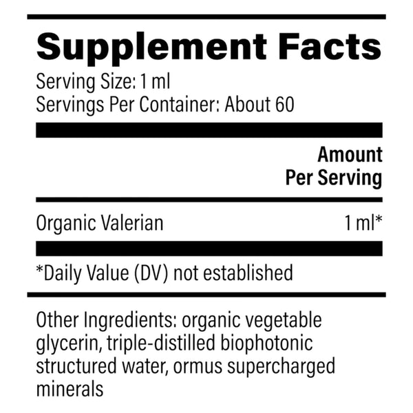 Organic Valerian Root Extract, 2OZ