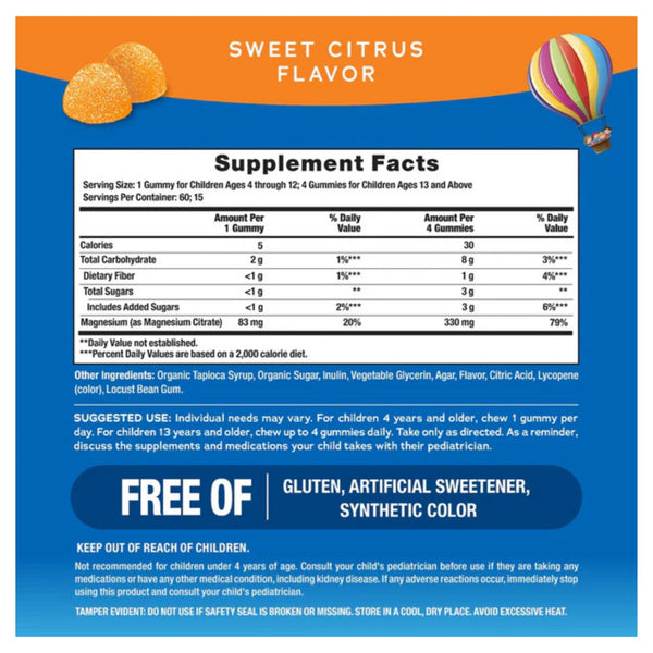 Calm Kids 60 Gummies Sweet Citrus