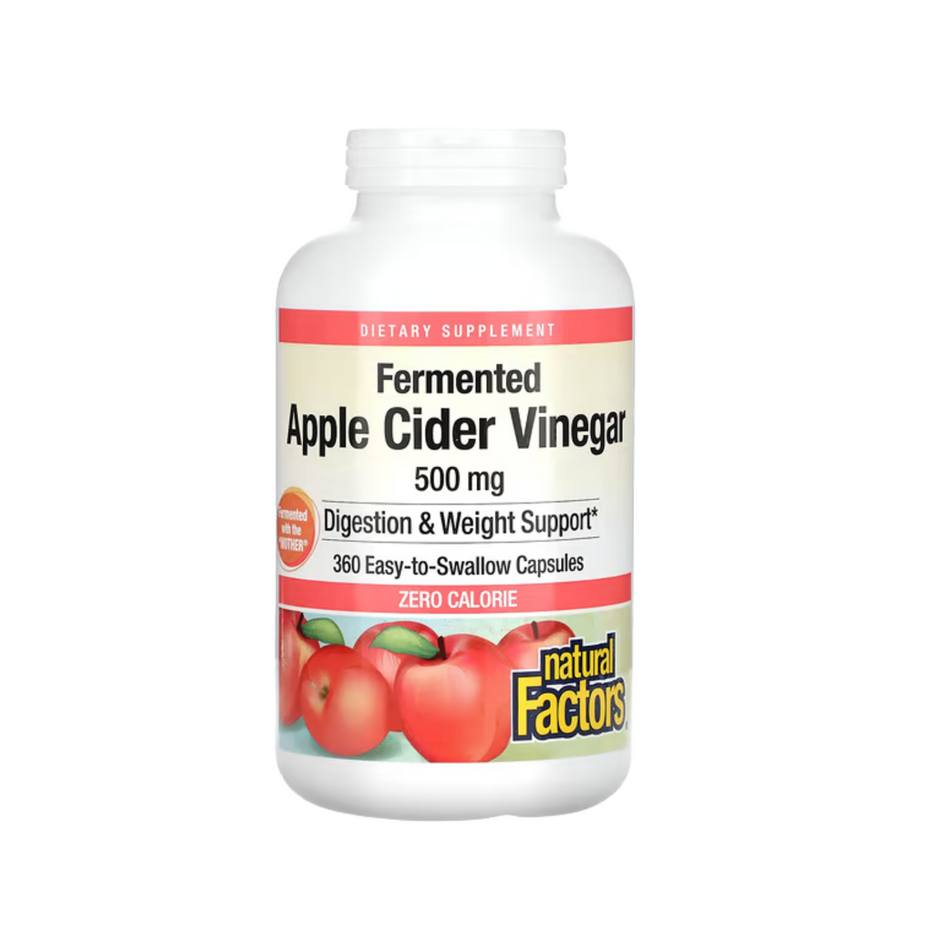 Fermented Apple Cider Vinegar, 500mg 360 Capsules