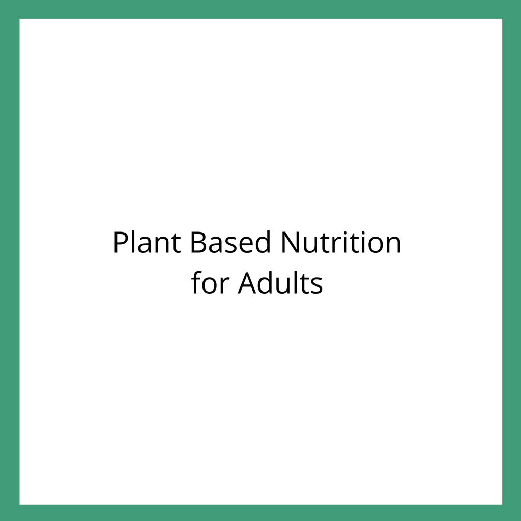 Plant Based Nutrition for Adults by Stephie Henson