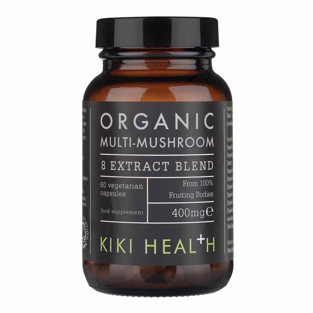 Organic Multi Mushroom and Extract Blend 60 Capsules