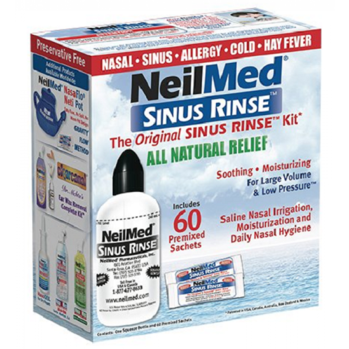 Sinus Rinse 60 Packets + Bottle