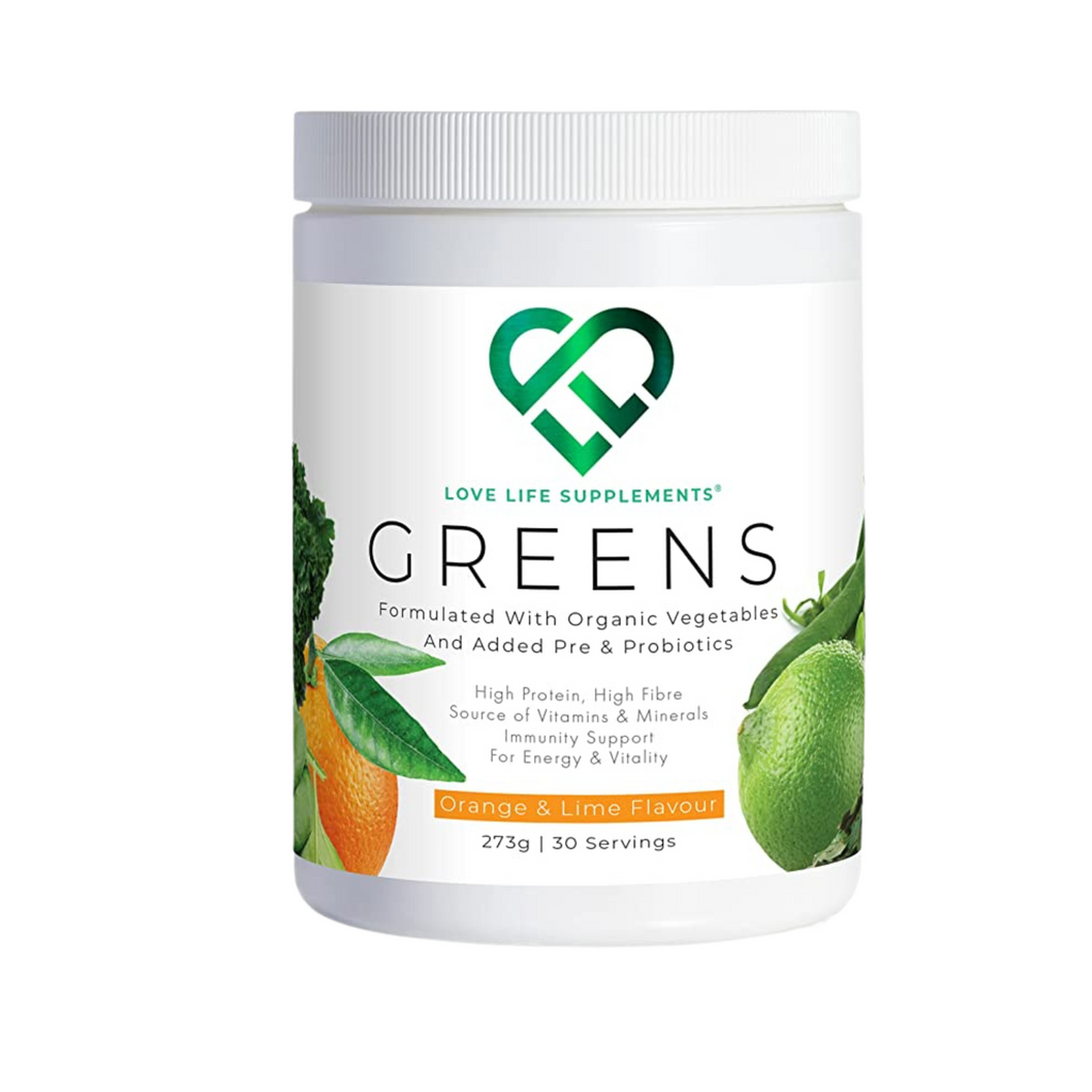 Organic Greens Orange & Lime 273g