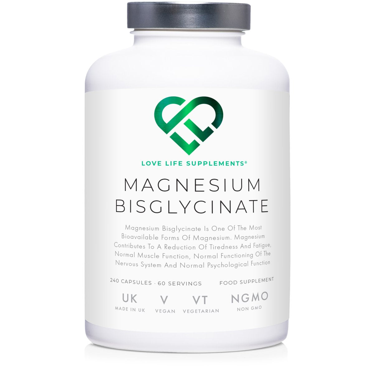 Magnesium Bisglycinate 240 Capsules
